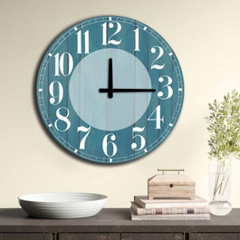 Wallity Reloj Decorativo de MDF 5050MS-043 Multicolor